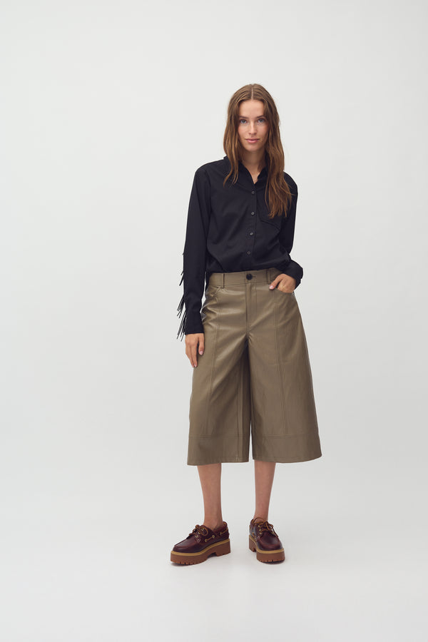 cacatoès MbyM Crincle Trouser Culotte in Brindle Sand