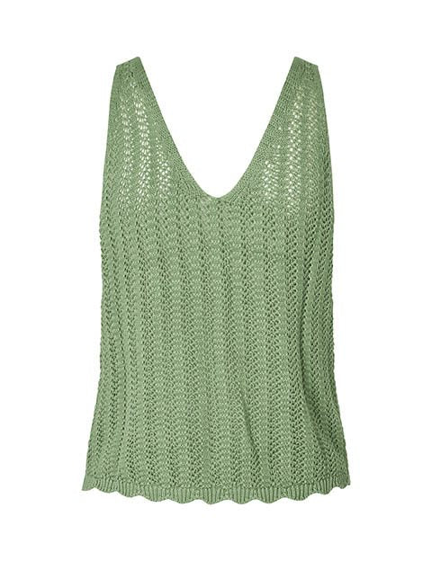 Cacatoès MbyM Humita-M Knitted Top In Green Bouquet