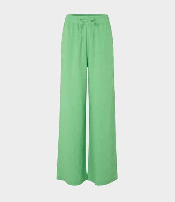 cacatoès MbyM Kassaka Seersucker Trousers in Green Bouquet