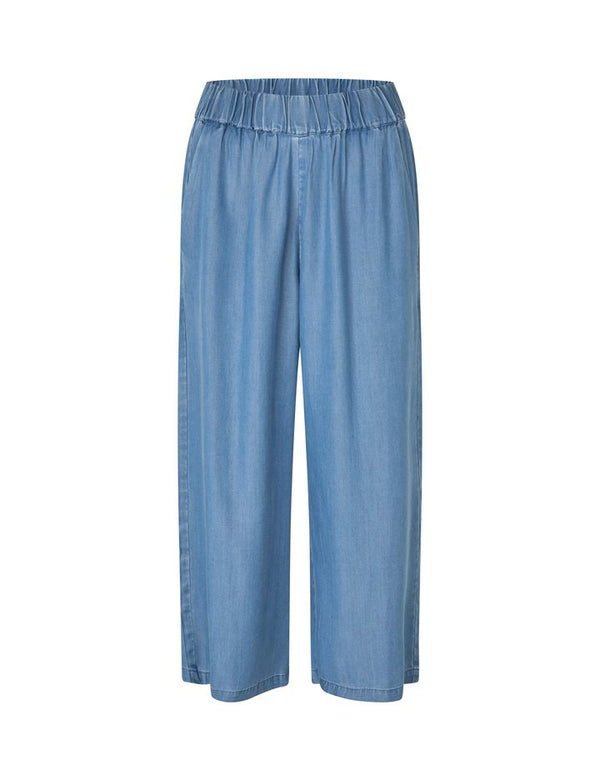 cacatoès MbyM Talvi Anjelica Culotte Trousers in Mid Vintage Wash