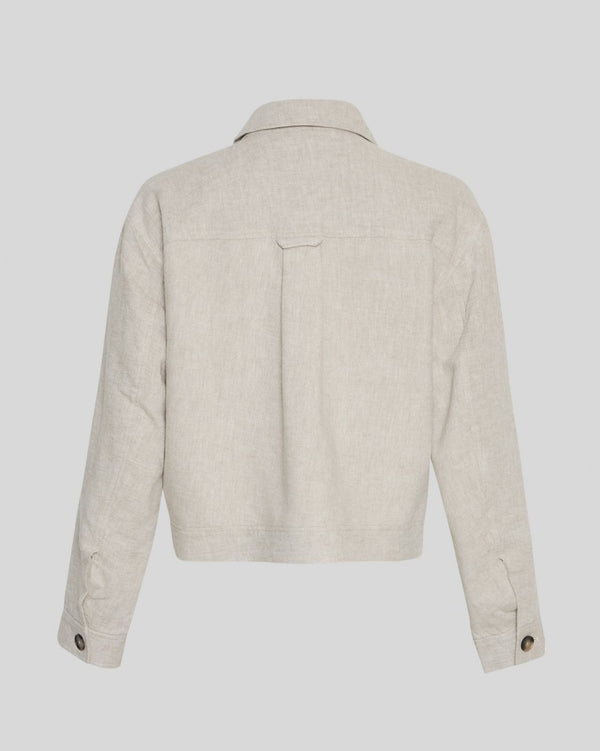 Cacatoès MSCH Jovene Ginia Linen Mix Jacket In Sand