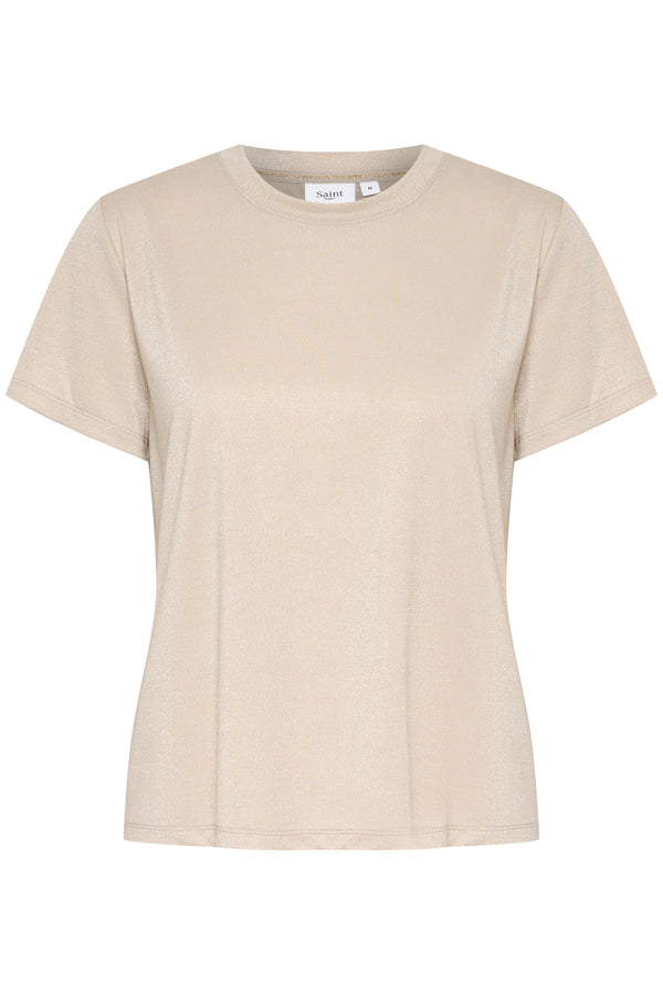 Cacatoès Saint Tropez Haga Regular Fit T-Shirt In Plaza Taupe
