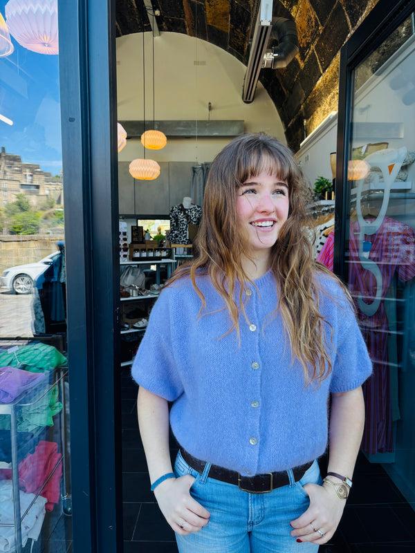 cacatoès Tilly Mohair Cardigan in Lavender (ONE SIZE)