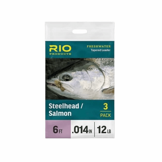 caddis fly 3-Pack Rio Steelhead Salmon Tapered Leaders