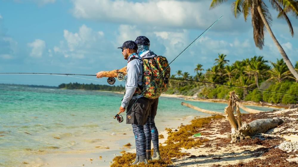 Caddis Fly Backcountry Skinz SolarFlexz UVPro Blue Slate Pant (Leggings) - Men's