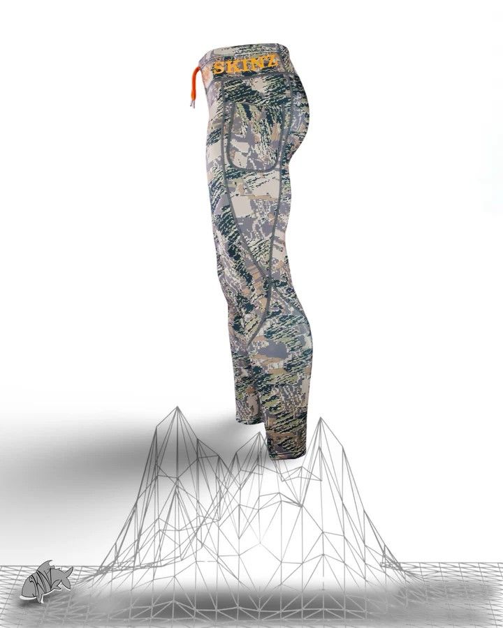 Caddis Fly Backcountry Skinz Z Series Neoprene Forest Camo Pants (Leggings) - Unisex