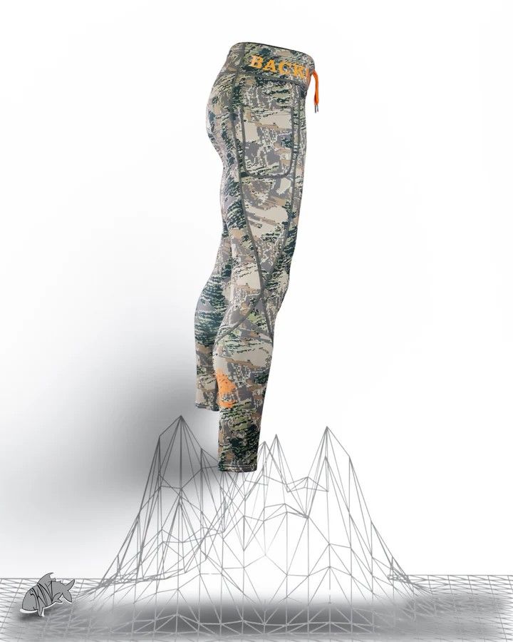 caddis fly Backcountry Skinz Z Series Neoprene Forest Camo Pants (Leggings) - Unisex