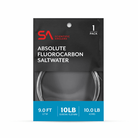 caddis fly Absolute Fluorocarbon Saltwater Leader