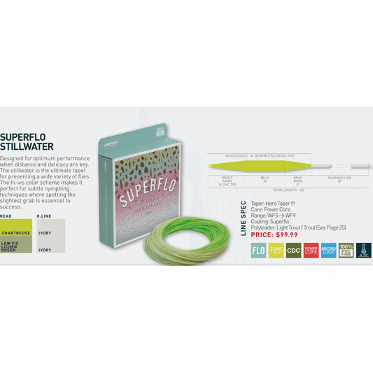 caddis fly Airflo Super-Flo Stillwater Line