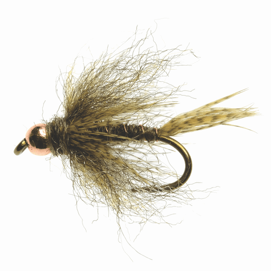 caddis fly Bird's Nest Copper Bead