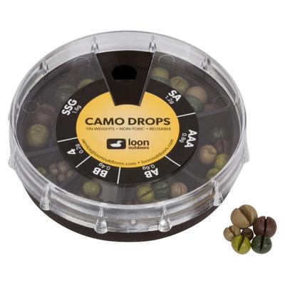 Caddis Fly Camo Drop Tin Weights