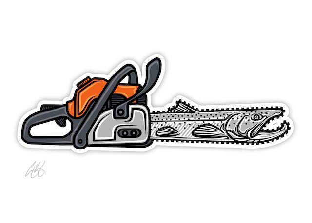 caddis fly Casey Underwood Fish Species Decals