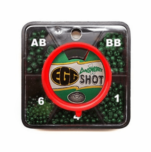 caddis fly Dinsmores Green Egg Split Shot