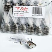 Caddis Fly Double Barrel Foam Popper Fly