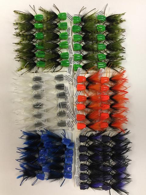 Caddis Fly Double Barrel Foam Popper Fly