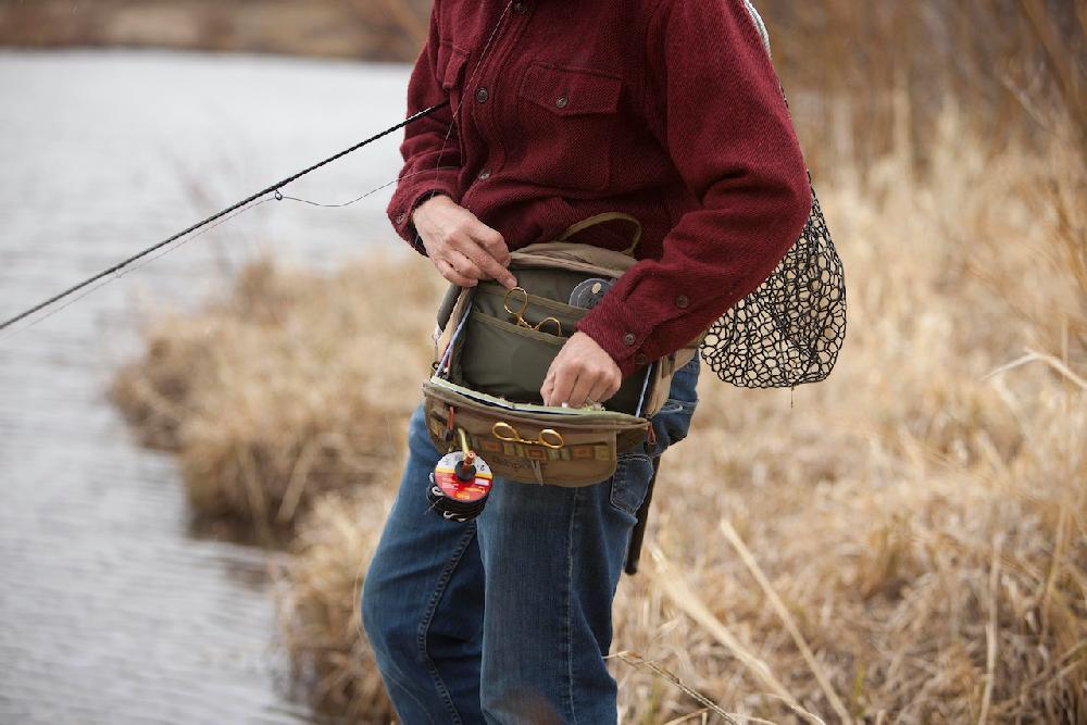 Caddis Fly Fishpond Blue River Chest Lumbar Pack