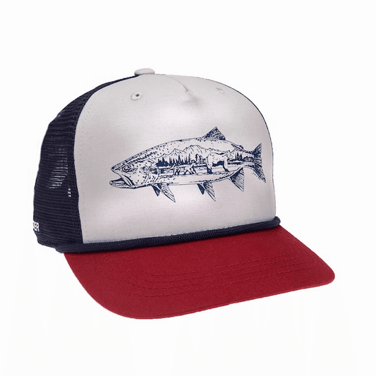 caddis fly Grizzly Trout Collab Hat