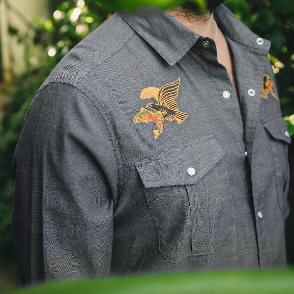 Caddis Fly Howler Brothers Gaucho Snap Shirt