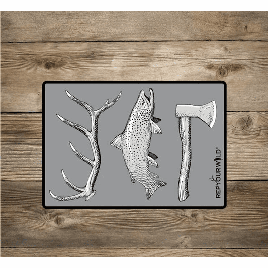 caddis fly Hunt Fish Camp Sticker