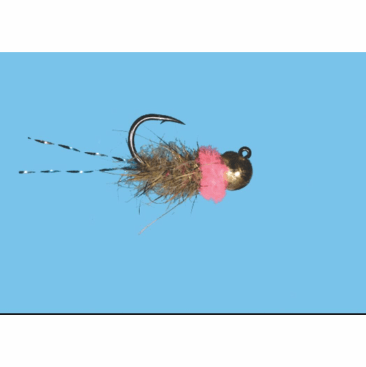 Caddis Fly Jigged Pink Squirrel