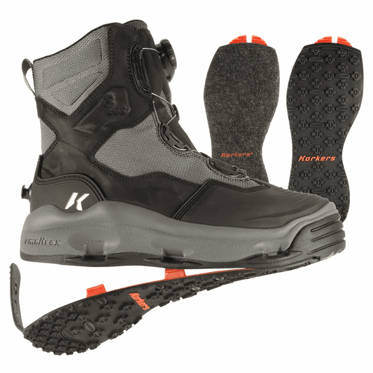 caddis fly Korkers DarkHorse Wading Boot