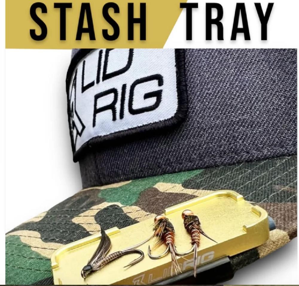 Caddis Fly Lid Rig Stash Tray