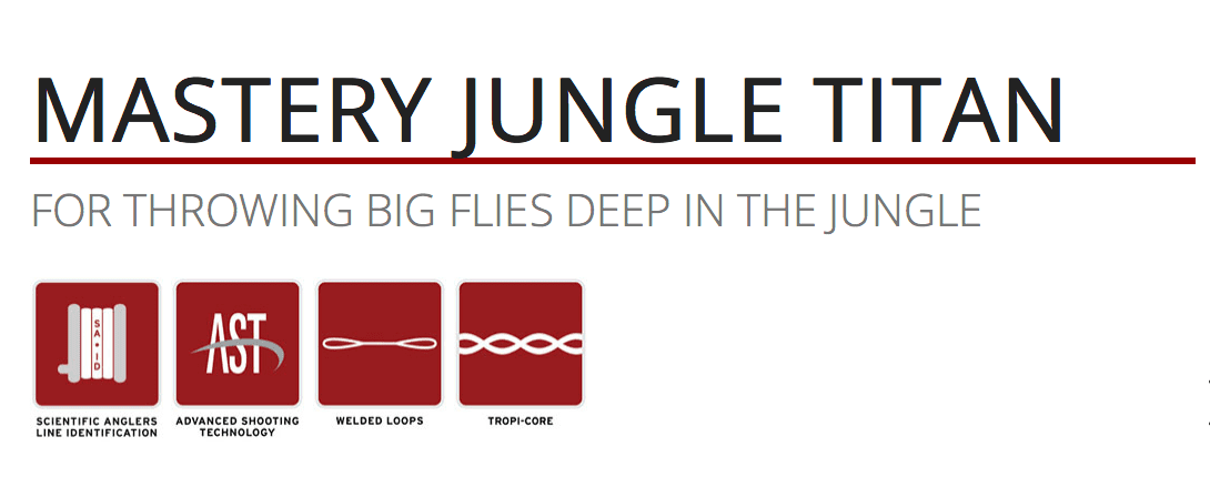 caddis fly Mastery Jungle Titan Fly Line