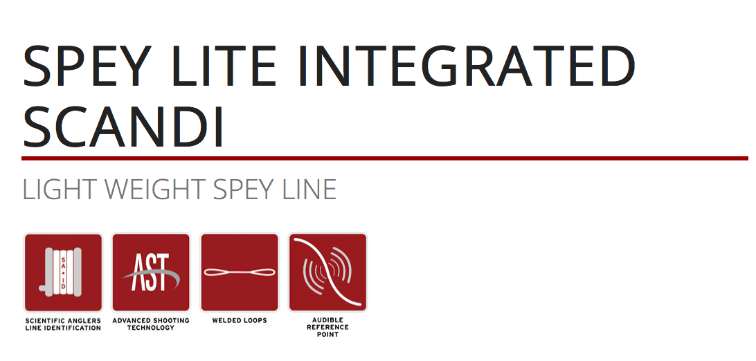 caddis fly Spey Lite Integrated Scandi Line