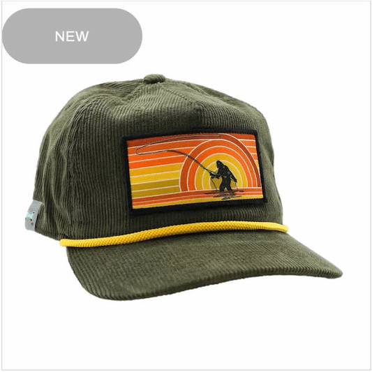 caddis fly Sunset Squatch Corduroy Hat