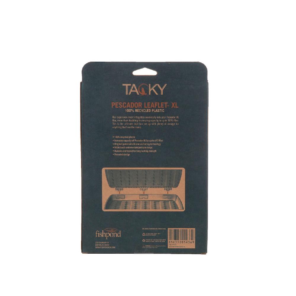 Caddis Fly Tacky Pescador Fly Box XL Leaflet