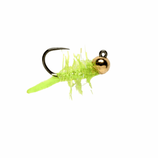 caddis fly UV Green Weenie Jig