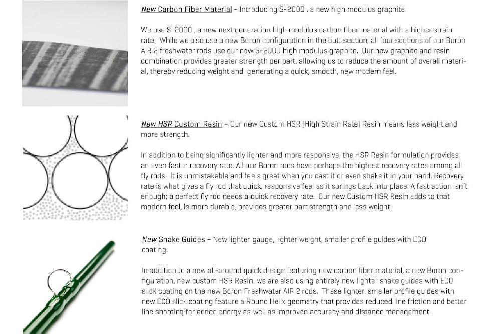 caddis fly Winston Air 2 Rods