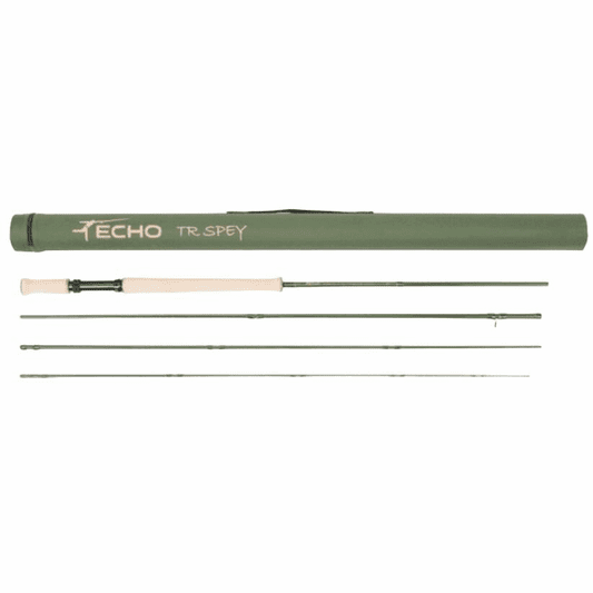 caddis fly Echo Trout Spey fly rod with a free Airflo Spey Head