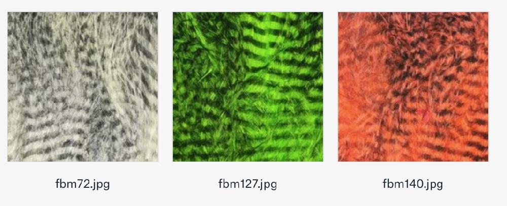 Caddis Fly Hareline Fine Black Barred Marabou Feathers