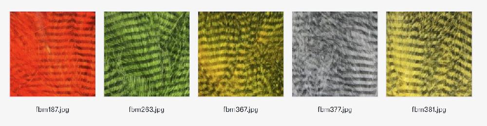 Caddis Fly Hareline Fine Black Barred Marabou Feathers