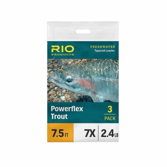 caddis fly Rio Powerflex Trout 3-Pack Tapered Leaders