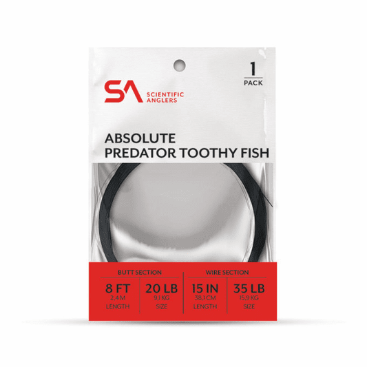 caddis fly Scientific Absolute Predator Toothy Fish Premium Wire Leaders
