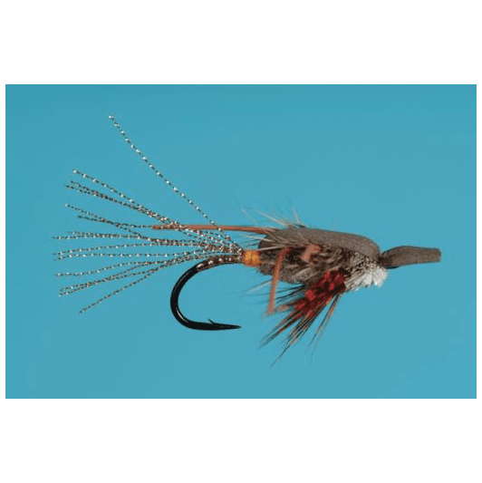 caddis fly Ska-Opper Brown Summer Steelhead Dry & Skater Flies