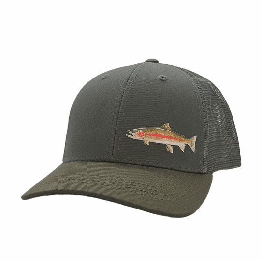 Caddis Fly Tailout Series Rainbow Trout Trucker Hat