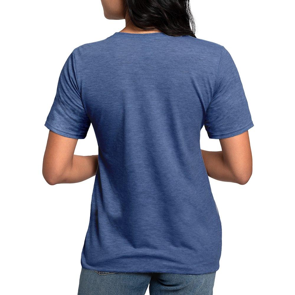 Cafepress Blue Nerd Cat Women's Dark Women's Deluxe T-Shirt