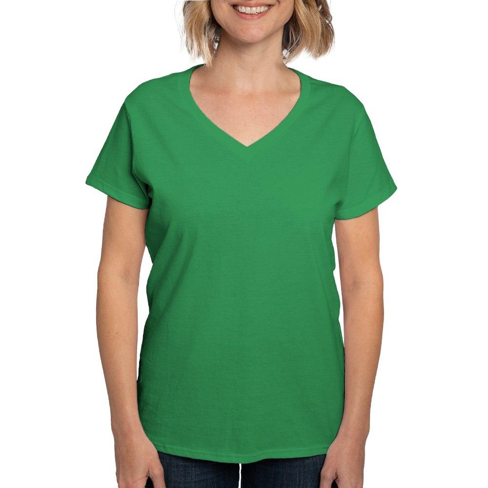cafepress Cycling Evolution Women's V-Neck T-Shirt