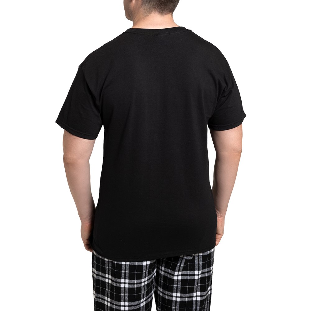 Cafepress Moose: Rustic Red Men's Pajamas
