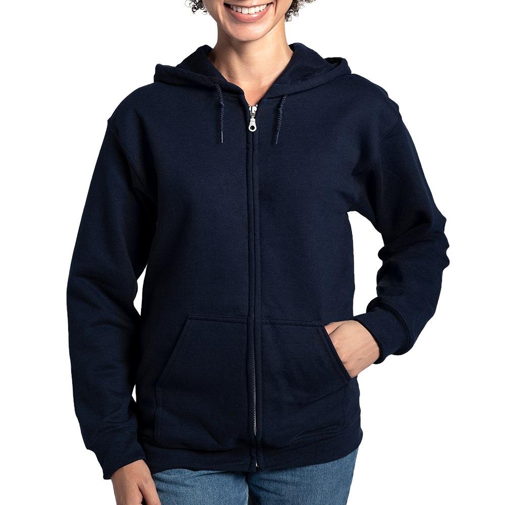 Cafepress Custom (Centered) Women's Zip Hoodie Women's Zip-Up Hoodie