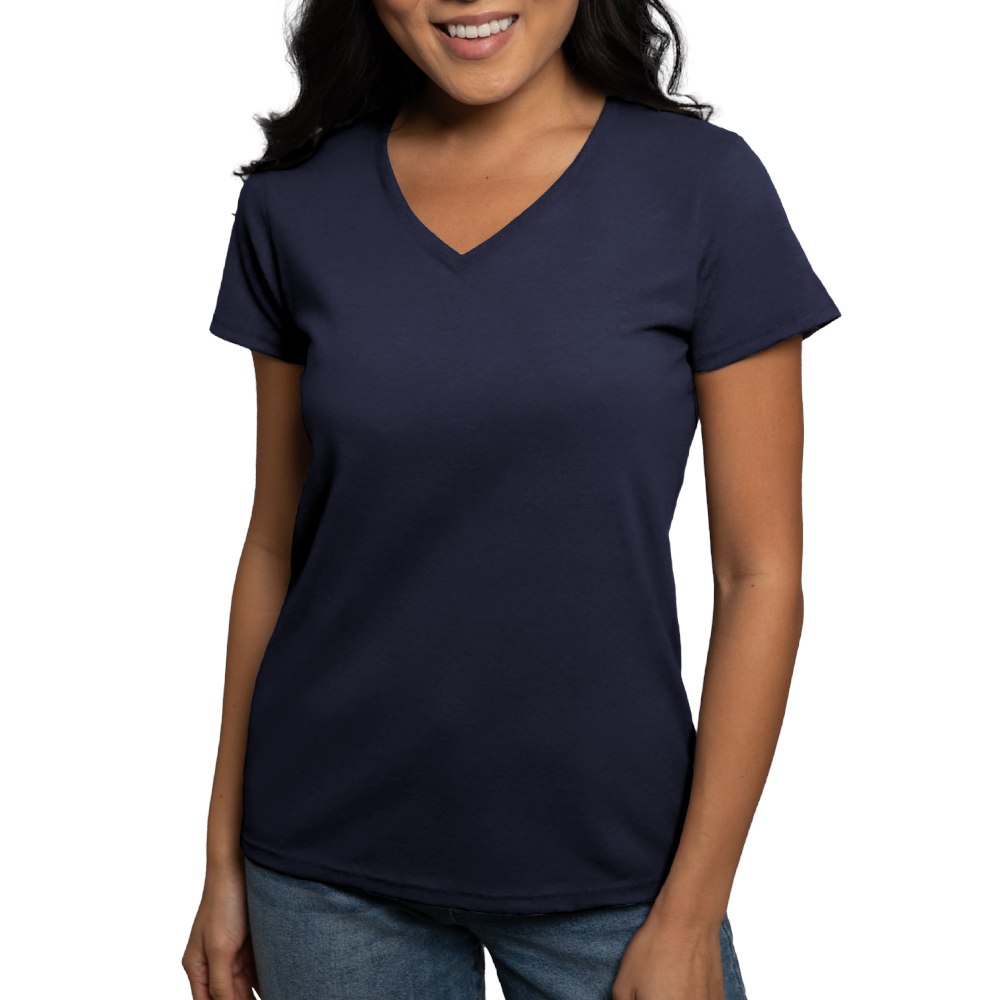 cafepress Ukraine Coat of Arms White Women's V-Neck T-Shirt