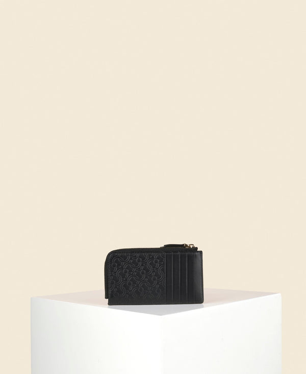 Cafuné C-Lock L-Zip Cardholder - Black