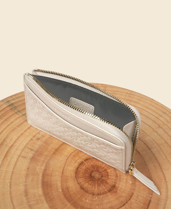 Cafuné C-Lock L-Zip Cardholder - Mushroom