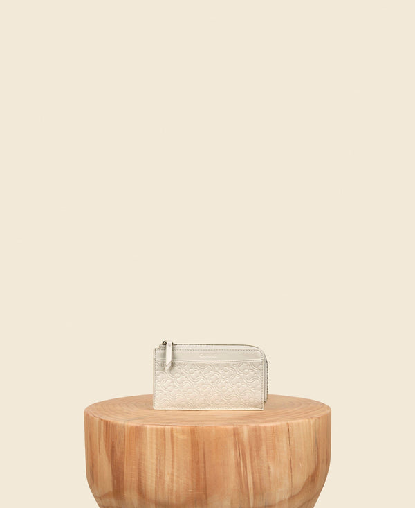 cafuné C-Lock L-Zip Cardholder - Mushroom