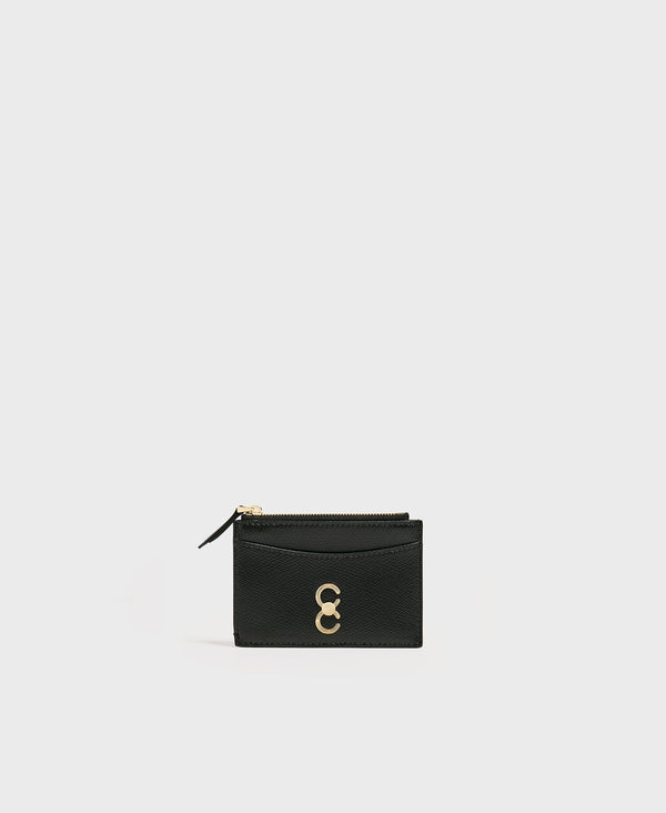 cafuné Double-C Card Case - Black