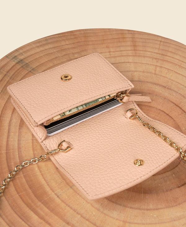 Cafuné Double-C Cardholder - Blush