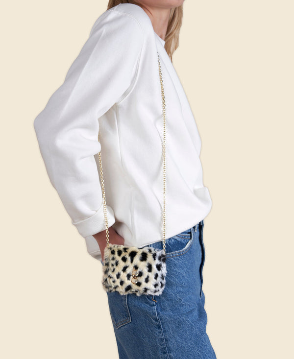 Cafuné Double-C Cardholder - Leopard